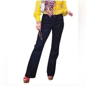 CAbi Dark Indigo Flare Jeans